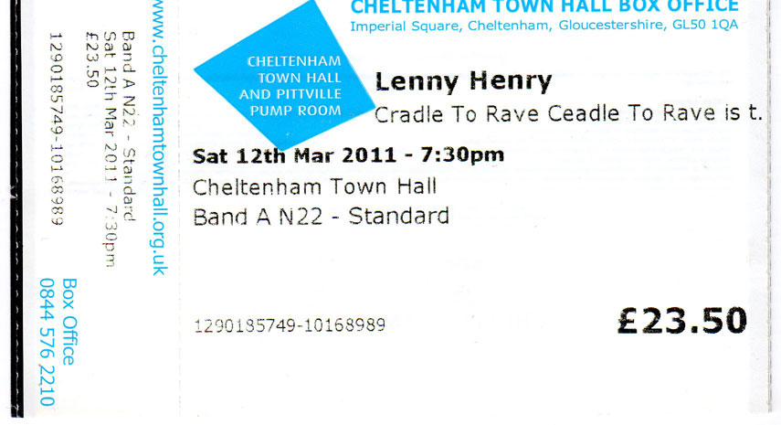 LENNY HENRY Ticket